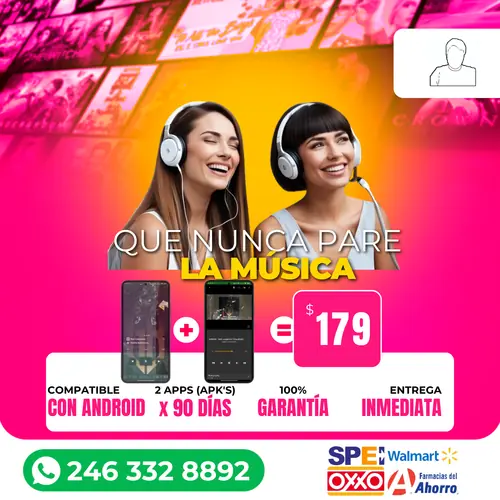 imagen promoción 2 apps music